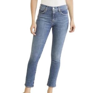 AGOLDE Toni Jeans Women's Size 26 Blue Mid Rise Straight Leg Stretch Classic